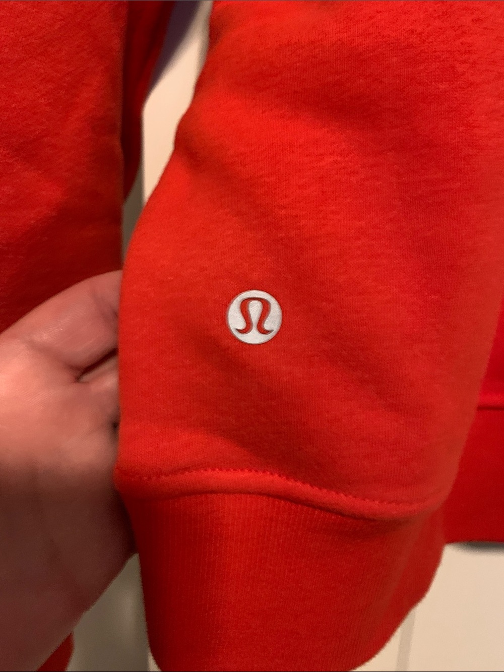 lululemon athletica Cherry Ember W Steady State Superloft Crew, Sz XL, NWT - Picture 5 of 5